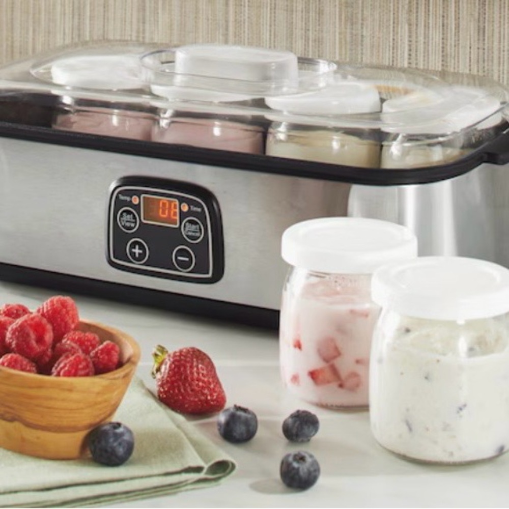 NIB Digital Yogurt Maker Stainless Steel